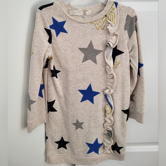GAP Wonder Woman Girls Sweatshirt Dress SZ 5 - Picture 4 of 5